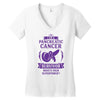 I am a Pancreatic Cancer Survivor - What's Your Superpower? Women's V-Neck T-Shirt