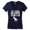 We Need More Teeth Women's V-Neck T-Shirt