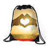 Heart Drawstring Bags