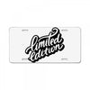 lomited edition License Plate