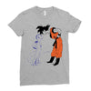 goku vs freeza 2 Ladies Fitted T-Shirt