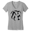 dog face Women's V-Neck T-Shirt
