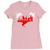 parkour jump freestyle Ladies Fitted T-Shirt