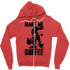 make me coffee Zipper Hoodie