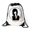 Stay with me Drawstring Bags