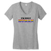 I'm Only Human Women's V-Neck T-Shirt