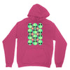 sad alien and daisy nineties grunge pattern Unisex Hoodie