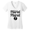 what's the plural of plural Women's V-Neck T-Shirt