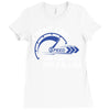 I Don't Care How Many Miles Per Gallon Ladies Fitted T-Shirt