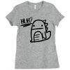 huh dinosaur Ladies Fitted T-Shirt