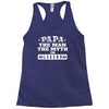papa gift day shirt grandfather tee best Racerback Tank