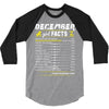 December Girl Facts Capricorn 3/4 Sleeve Shirt