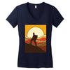 mountain hiker Women's V-Neck T-Shirt