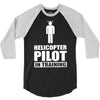 helicopter pilot in training 3/4 Sleeve Shirt