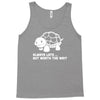 always late worth wait funny turtle Tank Top