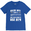 Back Off Crazy Granddad Afraid To Use Him V-Neck Tee