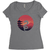 Japan Land Women's Triblend Scoop T-shirt
