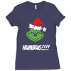 humbug grinch christmas Ladies Fitted T-Shirt