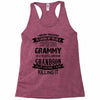 Super Cool Grammy Of A Freaking Awesome Grandson Racerback Tank
