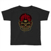 american football skull Toddler T-shirt