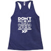 don't piss me off Racerback Tank