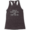 if my cat doesn't like you then i don't like you Racerback Tank
