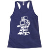 robot funny Racerback Tank