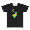 moon cat All Over Men's T-shirt
