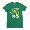 smash all the pots clearance Ladies Fitted T-Shirt