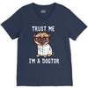 trust me i'm a dogtor V-Neck Tee