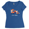 foxy mama Women's Triblend Scoop T-shirt