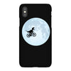 Biker Dinosaur - Dinosaur Riding A Bike To The Moon iPhoneX