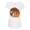 pancake pug Maternity Scoop Neck T-shirt
