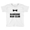 Handsome Man Club Bow Tie Toddler T-shirt