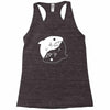 yin yang shark Racerback Tank