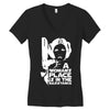 a woman's place is in the resistance Women's V-Neck T-Shirt
