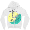 surf nose Zipper Hoodie