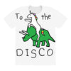 To The Disco (Unicorn Riding Triceratops) All Over Women's T-shirt