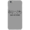 space are friends black iPhone 6/6s Case