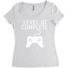 level 16 complete Women's Triblend Scoop T-shirt