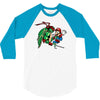 raphael meets mario 3/4 Sleeve Shirt