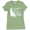 you can't control wind,but.. Ladies Fitted T-Shirt
