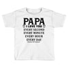 I Love you Papa Toddler T-shirt