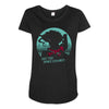 space cowboy2 Maternity Scoop Neck T-shirt