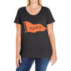 go flag Ladies Curvy T-Shirt