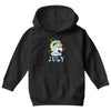 unicorns are born in july cute unicorn Youth Hoodie