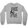 music lover Crewneck Sweatshirt