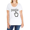 Copy Paste Matching Ladies Curvy T-Shirt