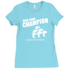 beer pong champion Ladies Fitted T-Shirt