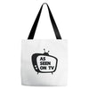 as seen on tv Tote Bags